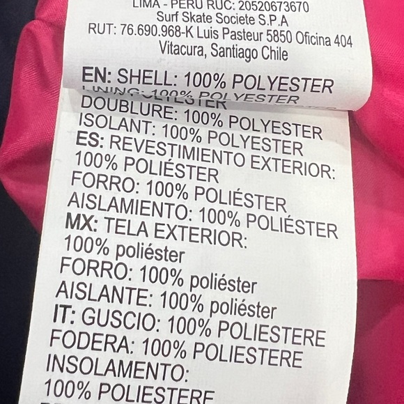 Roxy Girls Pink and Orange Water Resident Ski Pants Size 8 - Picture 8 of 9